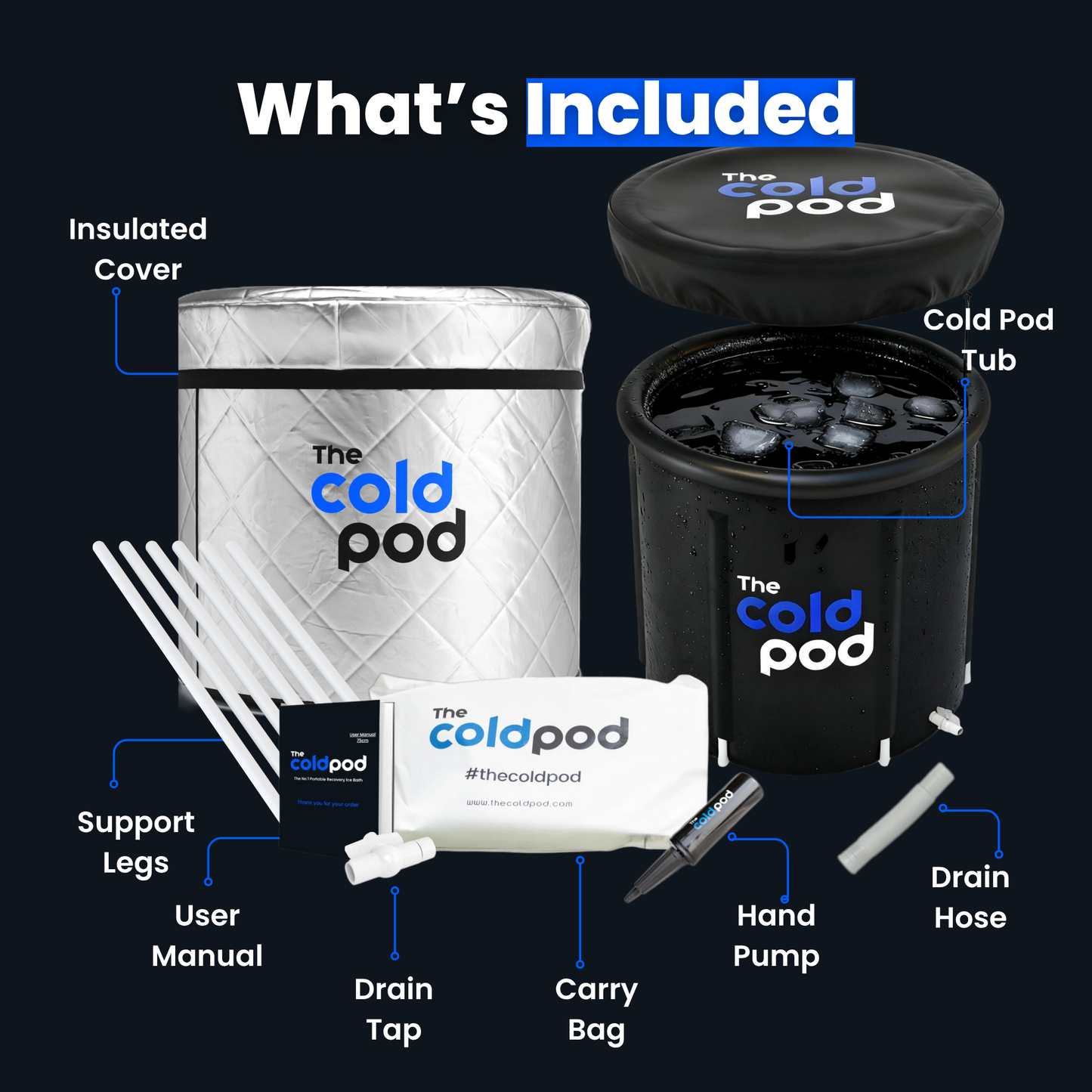 The Cold Pod Insulated Ice Bath Tub HK