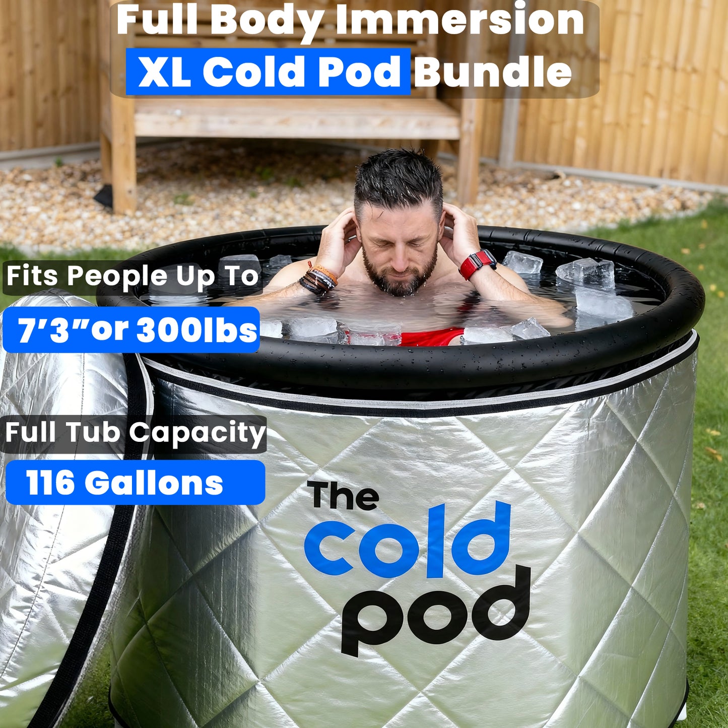 The Cold Pod Insulated Ice Bath Tub XL HK