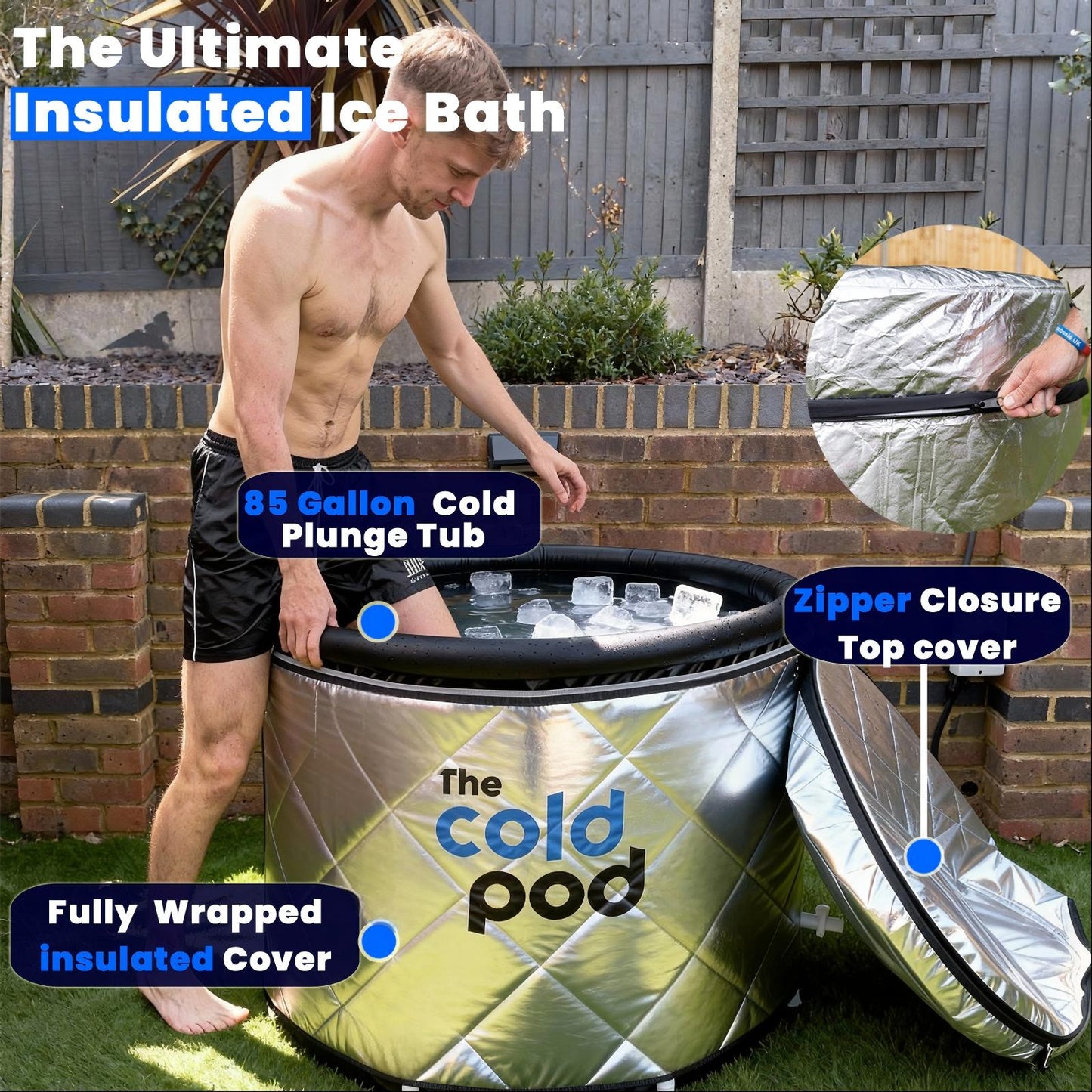 The Cold Pod Insulated Ice Bath Tub HK
