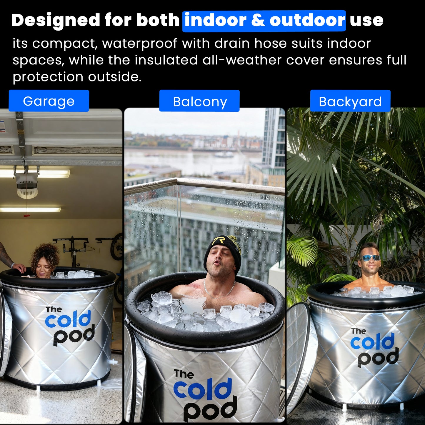 The Cold Pod Insulated Ice Bath Tub HK